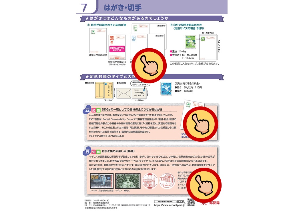 7 はがき・切手